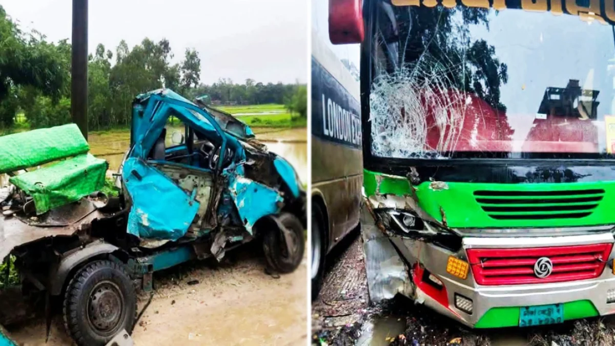চকরিয়ায় বাস-লেগুনার মুখোমুখি সংঘর্ষে নিহত ৪