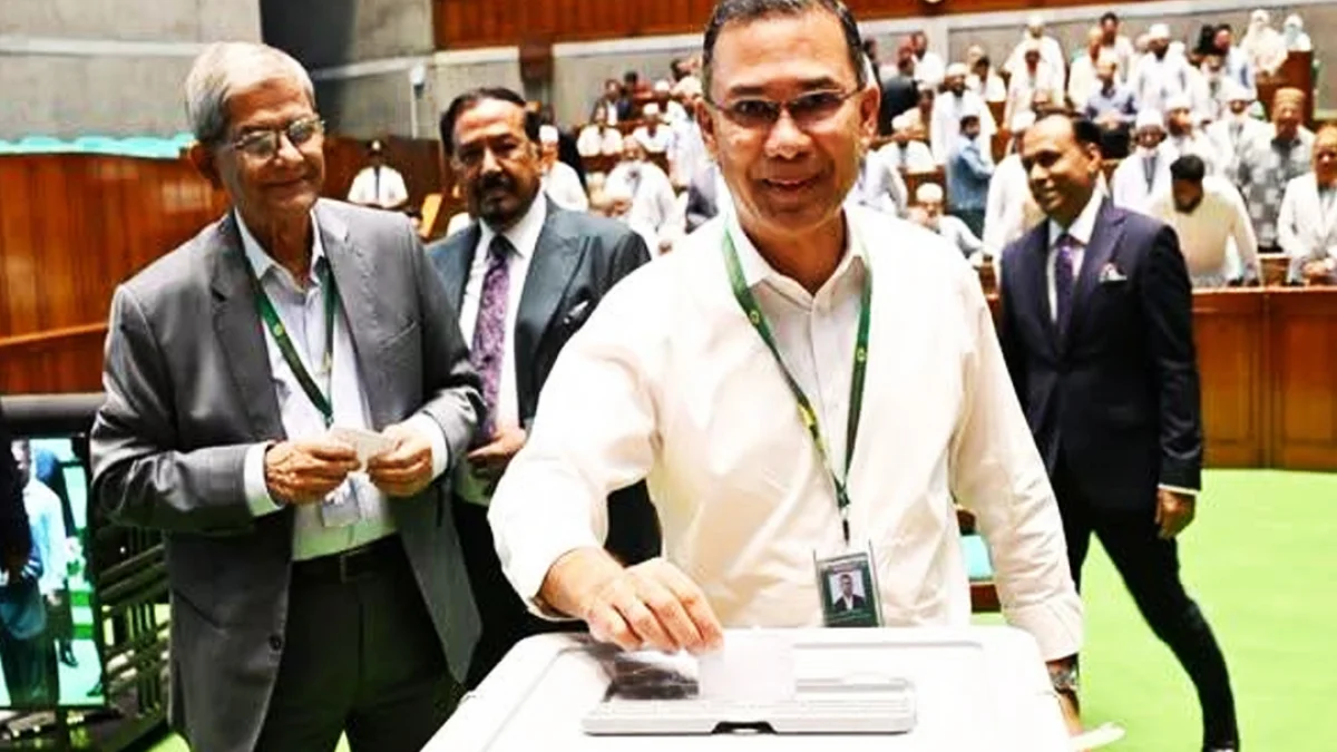 রাষ্ট্রপতি নির্বাচনে ভোট দিলেন প্রধানমন্ত্রী, স্পিকার ও বিরোধীদলীয় নেতা