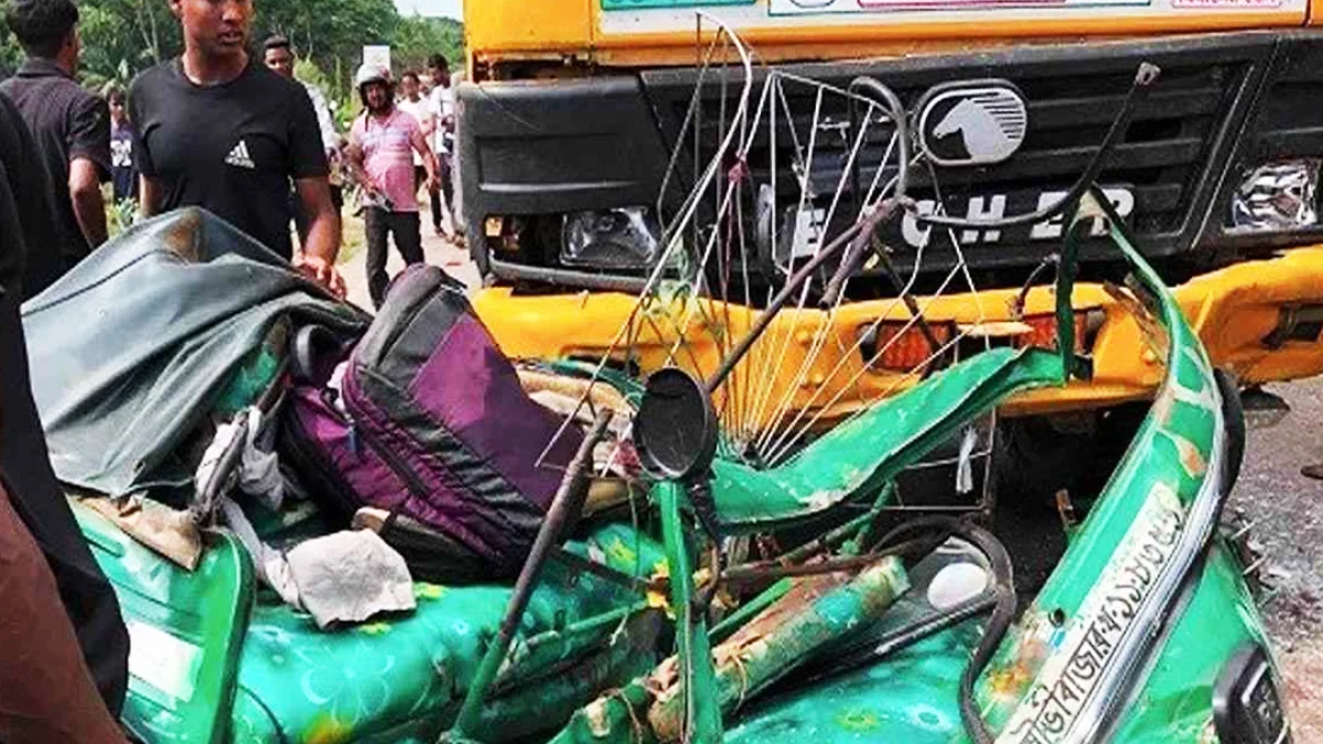 সিলেটে ট্রাক ও সিএনজির মুখোমুখি সংঘর্ষে নিহত ৪