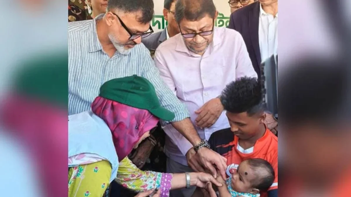 হাম-রুবেলার বিশেষ টিকাদান কর্মসূচি শুরু, পাবে ৩৪ লাখ শিশু