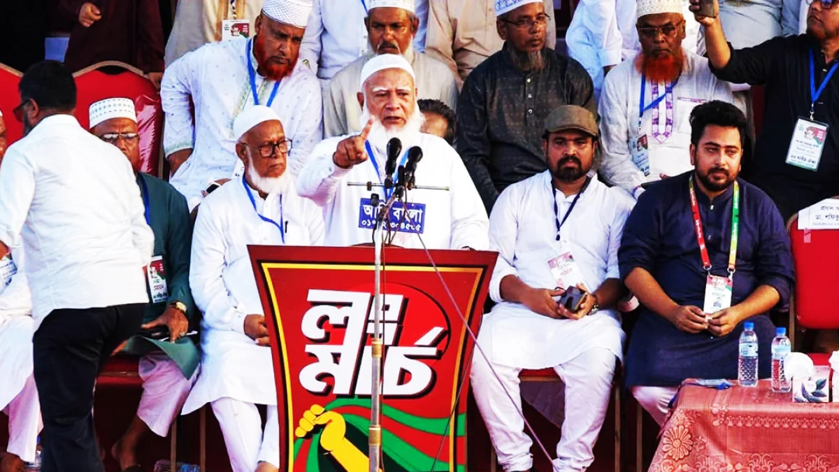 নয় দফা না মানলে ১ দফা দিতে বাধ্য হবো: জামায়াত আমির