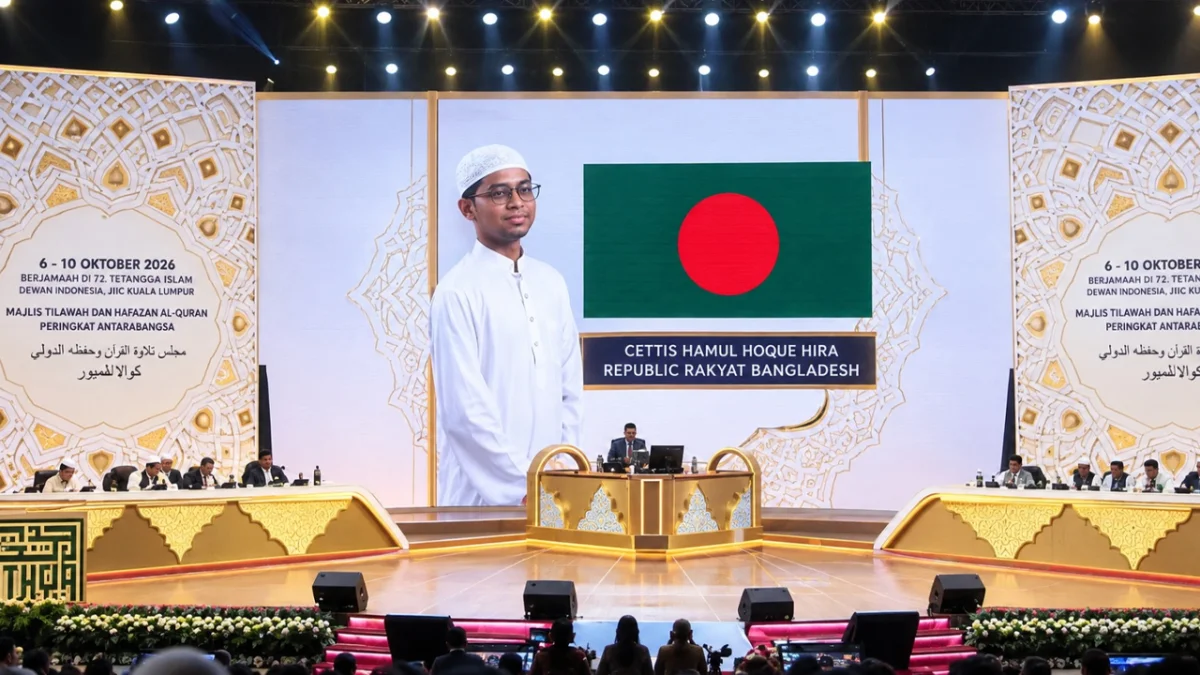 আন্তর্জাতিক কুরআন প্রতিযোগিতায় প্রথম বাংলাদেশের এহতিশামুল হক হিরা