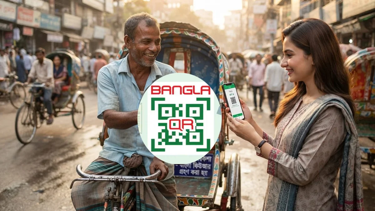 ‘বাংলা কিউআর’ দিয়ে লেনদেন বিপ্লবে বাংলাদেশ