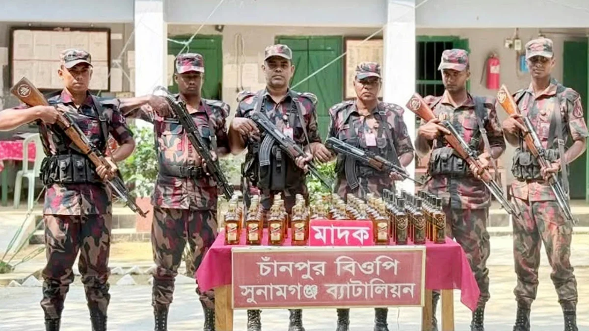 বিজিবির পৃথক অভিযানে বিপুল পরিমাণ মাদক জব্দ