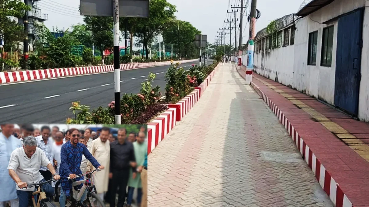 চট্টগ্রামে  চালু হল দেশের প্রথম সাইকেল ট্র্যাক