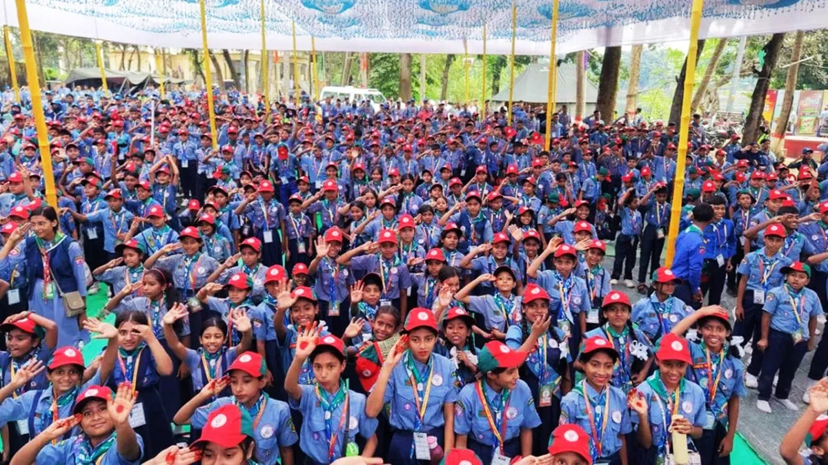 নাটোরে বর্ণাঢ্য আয়োজনে ৭ম আঞ্চলিক কাব স্কাউট ক্যাম্পুরির উদ্বোধন