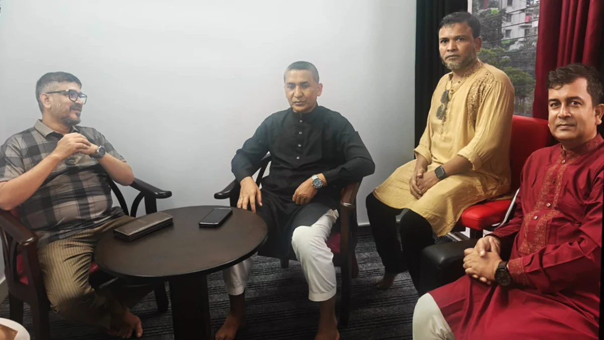 নিউজফাস্ট অফিস পরিদর্শন করলেন সংসদ সদস্য নয়ন