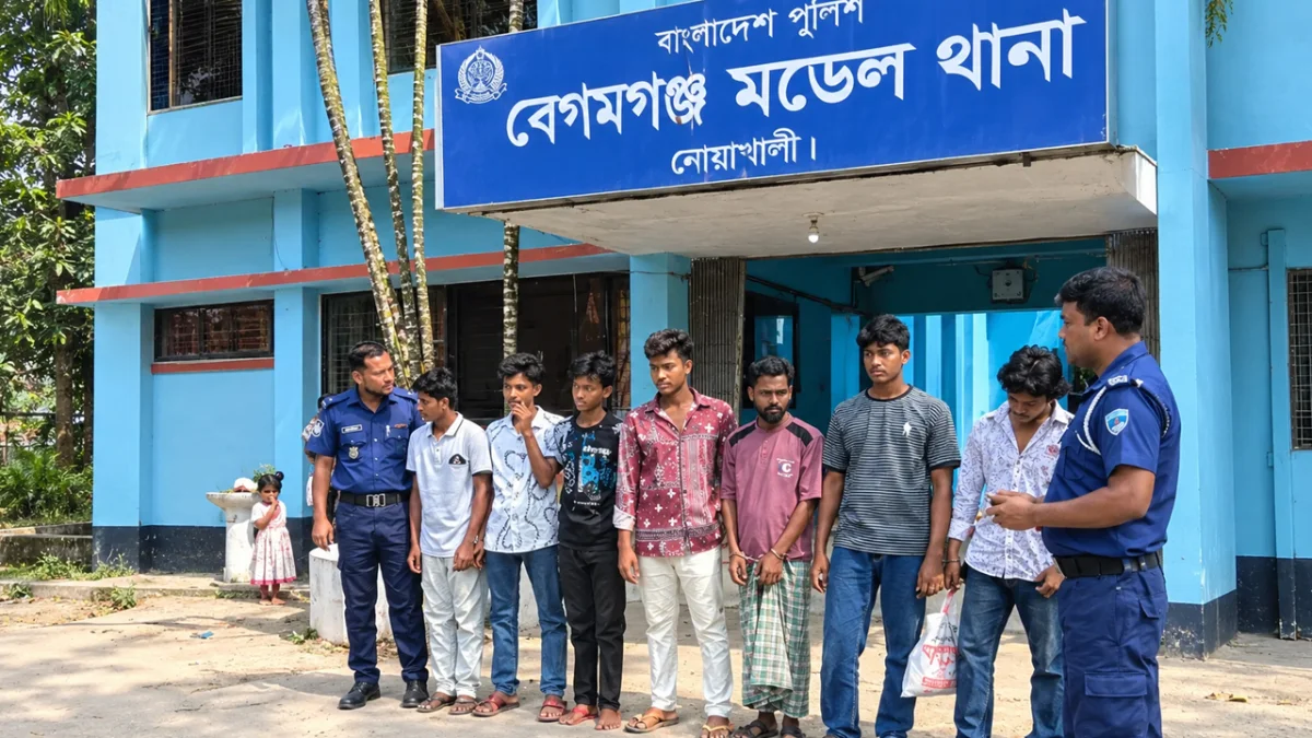 নোয়াখালীতে নিষিদ্ধ ছাত্রলীগের ঝটিকা মিছিল, গ্রেপ্তার ৮