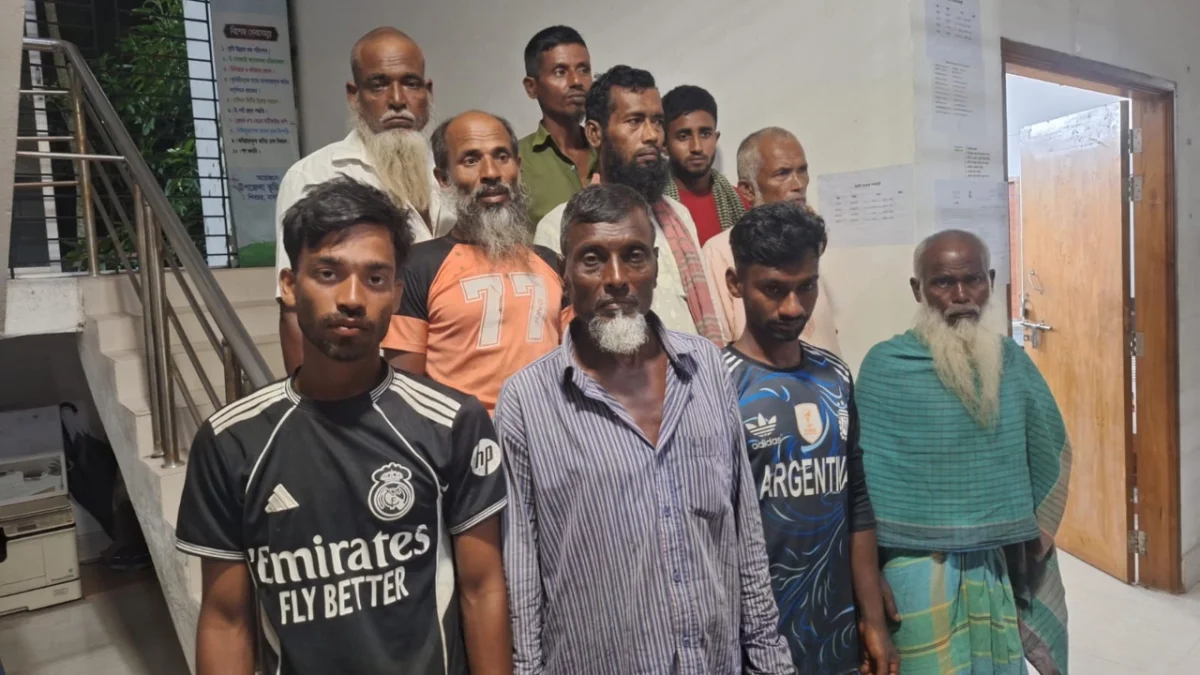 কারাদণ্ডপ্রাপ্ত জেলেরা
