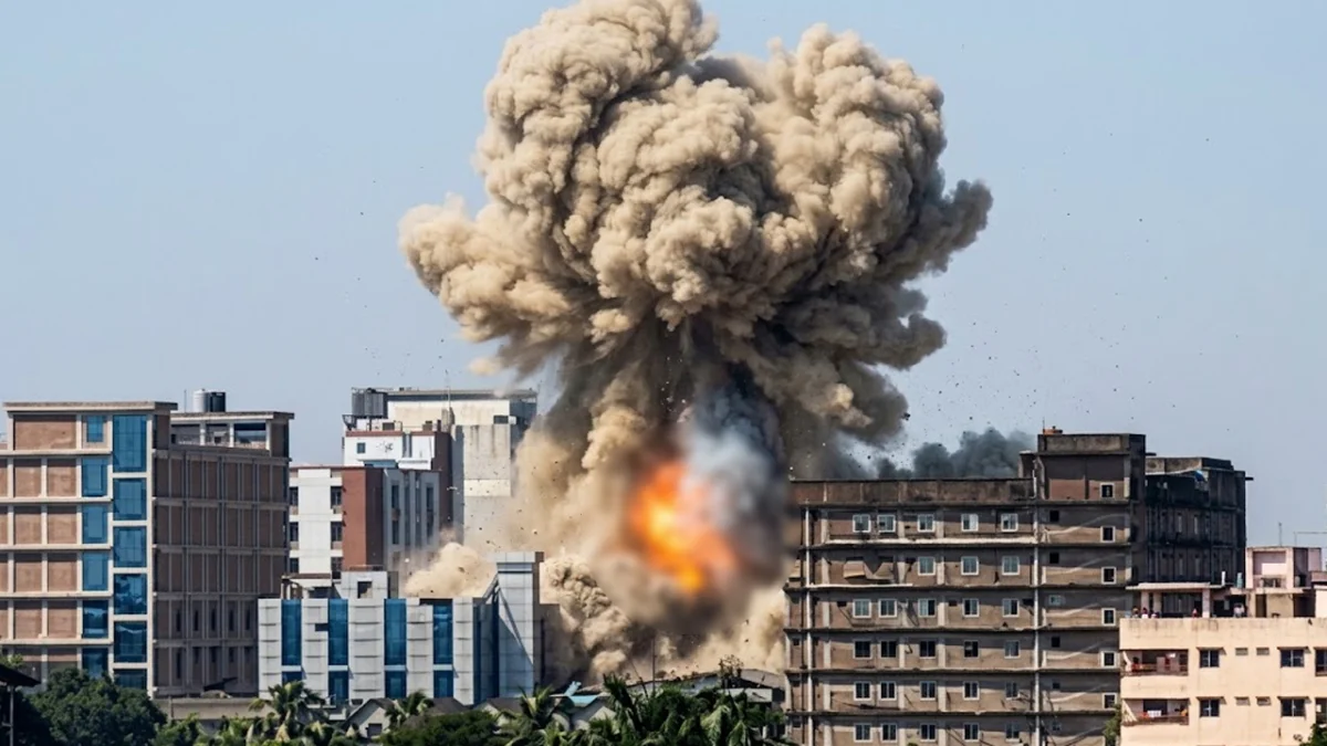 টঙ্গীতে এসেনশিয়াল ড্রাগসে আগুন
